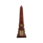 Victory Obelisk Brass Charm Sculpture