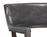 Brylea Leather Upholstered Dining Armchair