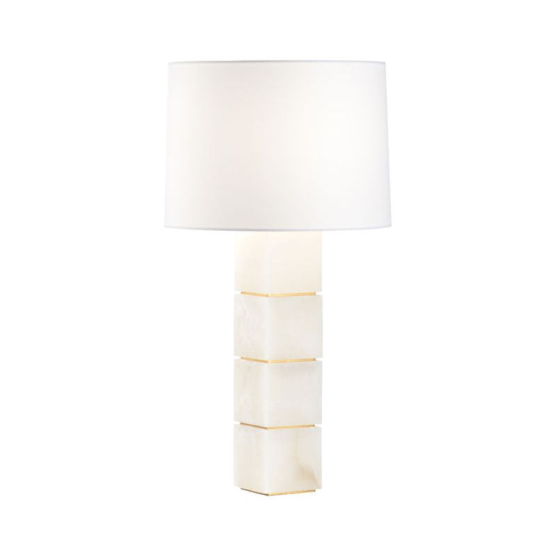 Stacked Gold Leaf Finish Table Lamp