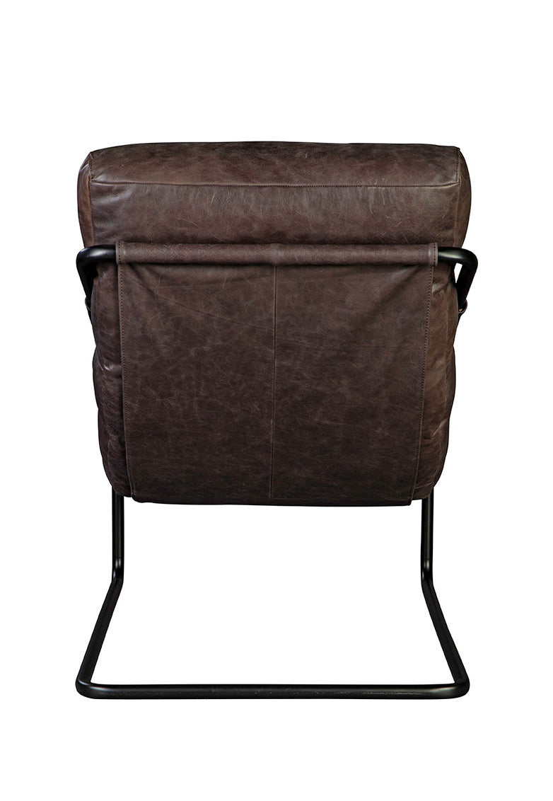 Carrington Leather Upholstered Occasional Chair