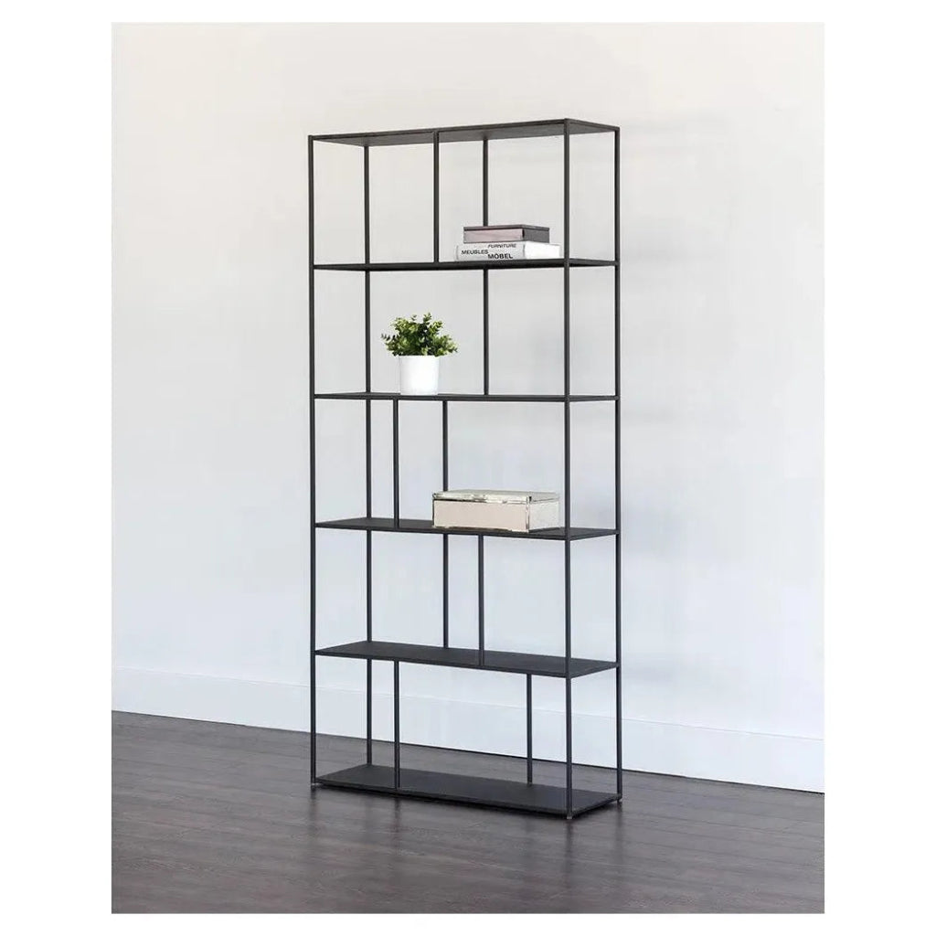 Eiffel Stylish Iron Bookcase - LOOMLAN - SUNPAN - Bookcases