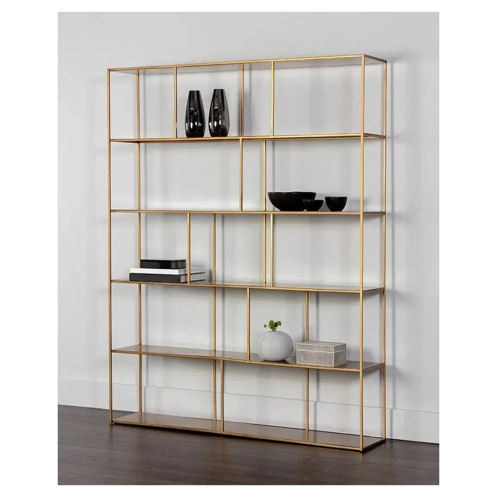 Eiffel Stylish Iron Bookcase - LOOMLAN - SUNPAN - Bookcases