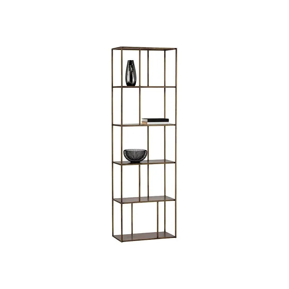 Eiffel Stylish Iron Bookcase - LOOMLAN - SUNPAN - Bookcases