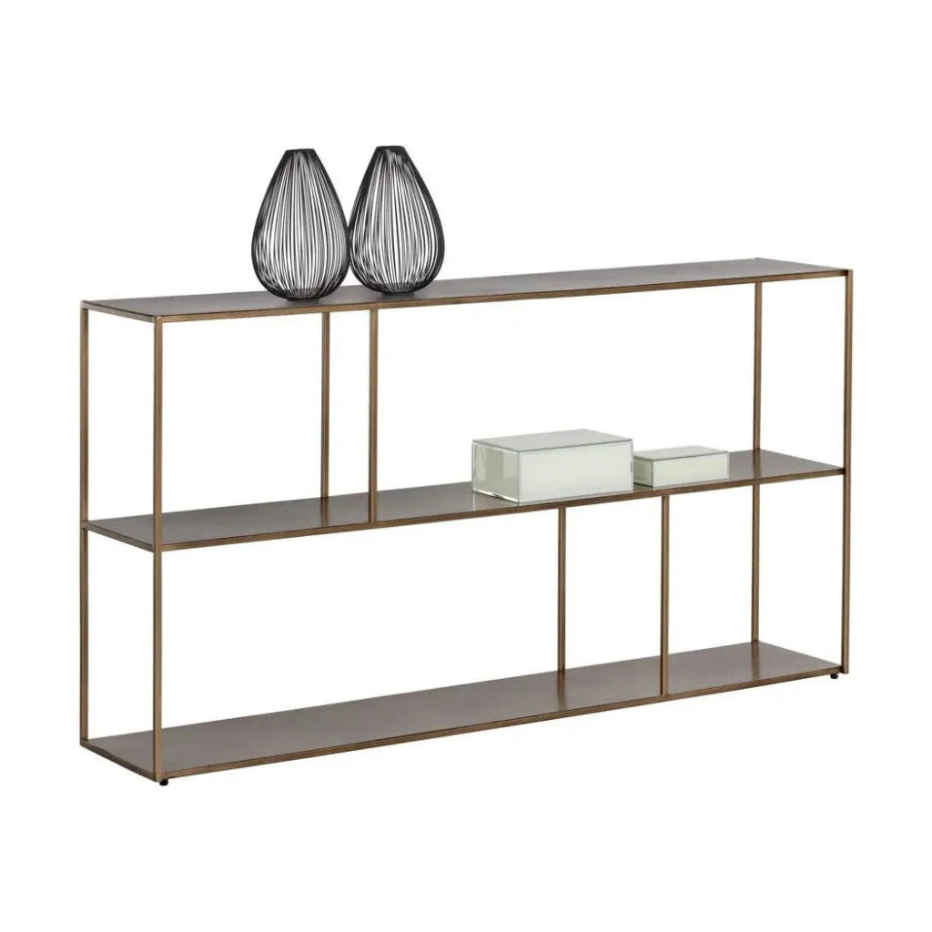 Eiffel Stylish Iron Low Bookcase - LOOMLAN - SUNPAN - Bookcases