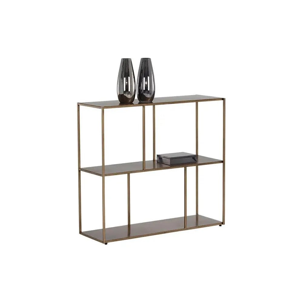 Eiffel Stylish Iron Low Bookcase - LOOMLAN - SUNPAN - Bookcases