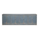 Eight Is Enough Extra Wide Sideboard Blue Grey - LOOMLAN - Sarreid - Sideboards