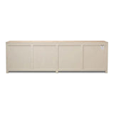 Eight Is Enough Extra Wide Sideboard Whitewash - LOOMLAN - Sarreid - Sideboards