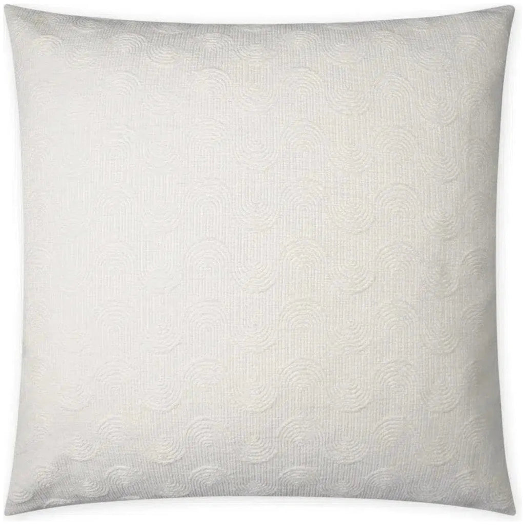 Eisen White Large Throw Pillow Insert - LOOMLAN - D.V. Kap - Throw Pillows