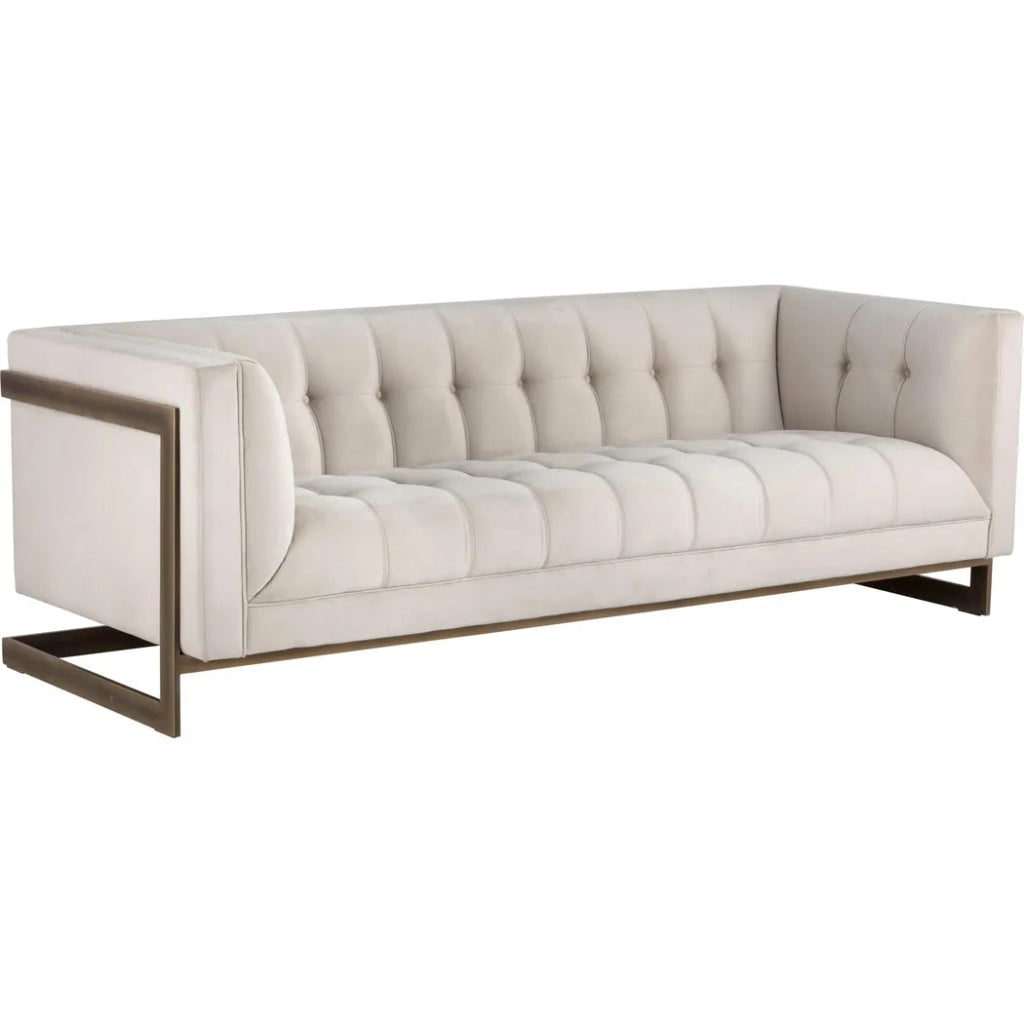 Ekon Fabric Streamlined Sofa - LOOMLAN - SUNPAN - Sofas & Loveseats