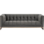 Ekon Fabric Streamlined Sofa - LOOMLAN - SUNPAN - Sofas & Loveseats