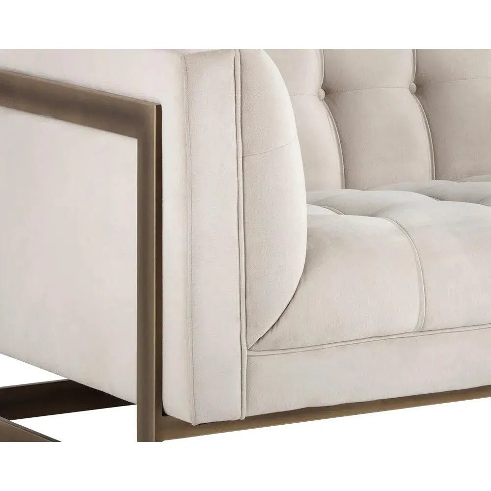 Ekon Fabric Streamlined Sofa - LOOMLAN - SUNPAN - Sofas & Loveseats