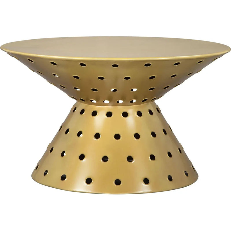 Electron Coffee Table Gold - LOOMLAN - Zuo Modern - Coffee Tables