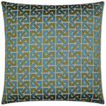 Element Aqua Blue Throw Pillow With Insert - LOOMLAN - D.V. Kap - Throw Pillows