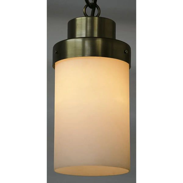 Eleonore Metal & Glass Pendant With Brass - LOOMLAN - Noir - Pendants
