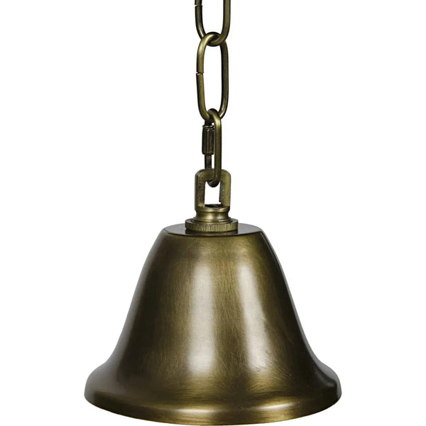 Eleonore Metal & Glass Pendant With Brass - LOOMLAN - Noir - Pendants