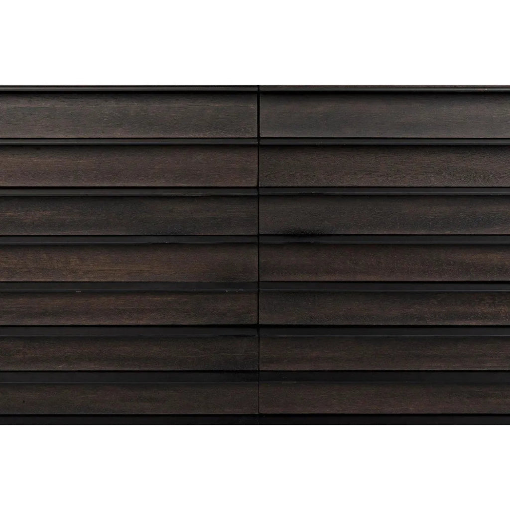 Elevation Sideboard, Ebony Walnut with Steel - LOOMLAN - Noir - Sideboards