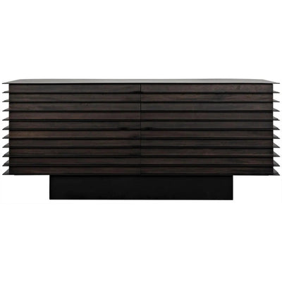 Elevation Sideboard, Ebony Walnut with Steel - LOOMLAN - Noir - Sideboards