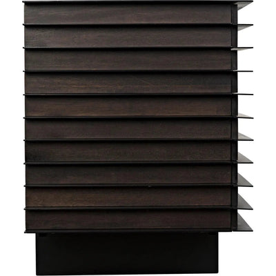 Elevation Sideboard, Ebony Walnut with Steel - LOOMLAN - Noir - Sideboards