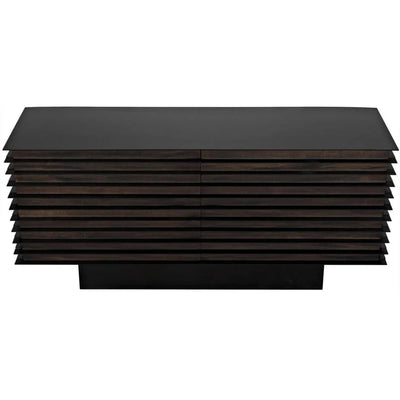 Elevation Sideboard, Ebony Walnut with Steel - LOOMLAN - Noir - Sideboards