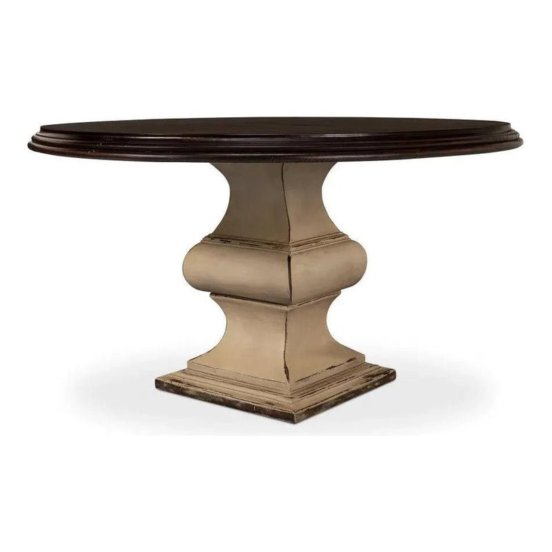 Elias Round Dining Table for 6 People - LOOMLAN - Sarreid - Dining Tables