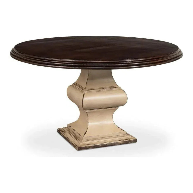 Elias Round Dining Table for 6 People - LOOMLAN - Sarreid - Dining Tables