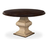 Elias Round Dining Table for 6 People - LOOMLAN - Sarreid - Dining Tables