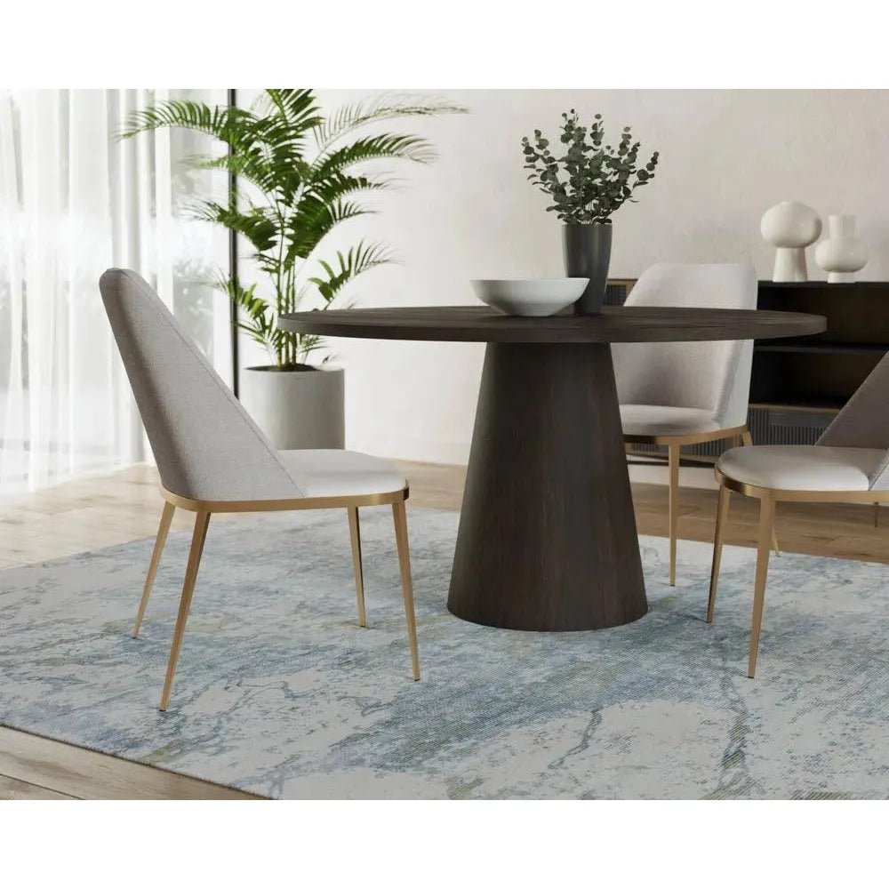 Elina Wooden Classic Dining Table - LOOMLAN - SUNPAN - Dining Tables