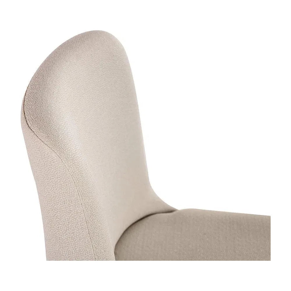 Elisa Fabric Armless Dining Chair - LOOMLAN - SUNPAN - Dining Chairs