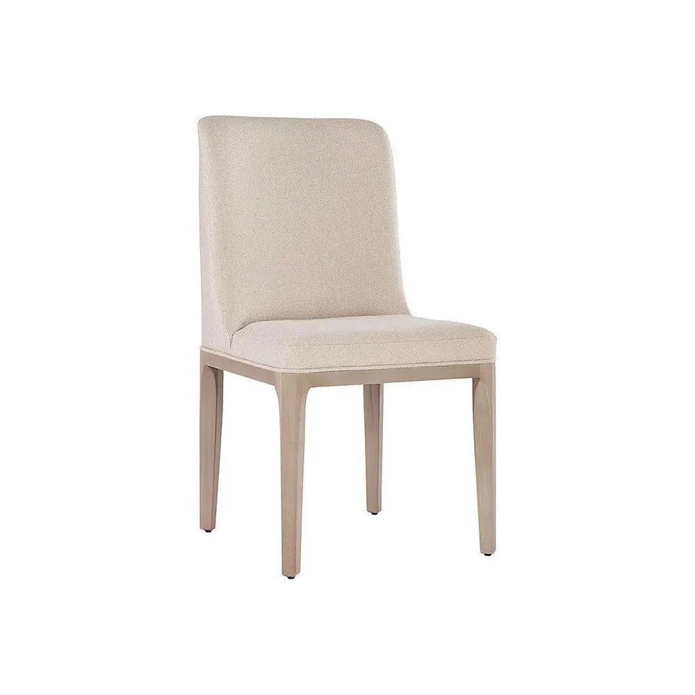 Elisa Fabric Armless Dining Chair - LOOMLAN - SUNPAN - Dining Chairs