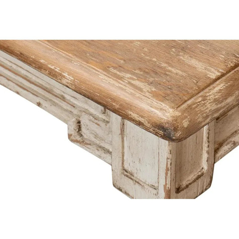 Elise Rectangle Dining Table Seats 6 Grey Natural - LOOMLAN - Sarreid - Dining Tables