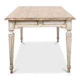 Elise Rectangle Dining Table Seats 6 Grey Natural - LOOMLAN - Sarreid - Dining Tables