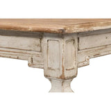 Elise Rectangle Dining Table Seats 6 Grey Natural - LOOMLAN - Sarreid - Dining Tables