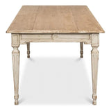 Elise Rectangle Dining Table Seats 6 Grey Natural - LOOMLAN - Sarreid - Dining Tables