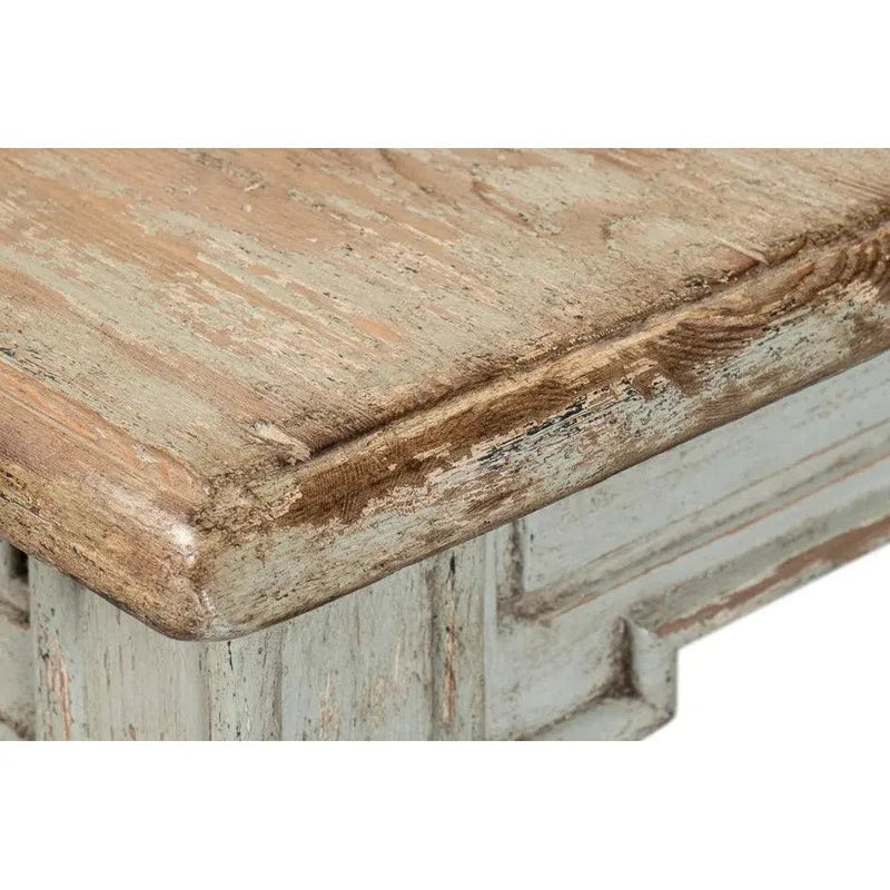 Elise Rectangle Dining Table Seats 6 Sage Natural - LOOMLAN - Sarreid - Dining Tables