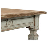 Elise Rectangle Dining Table Seats 6 Sage Natural - LOOMLAN - Sarreid - Dining Tables