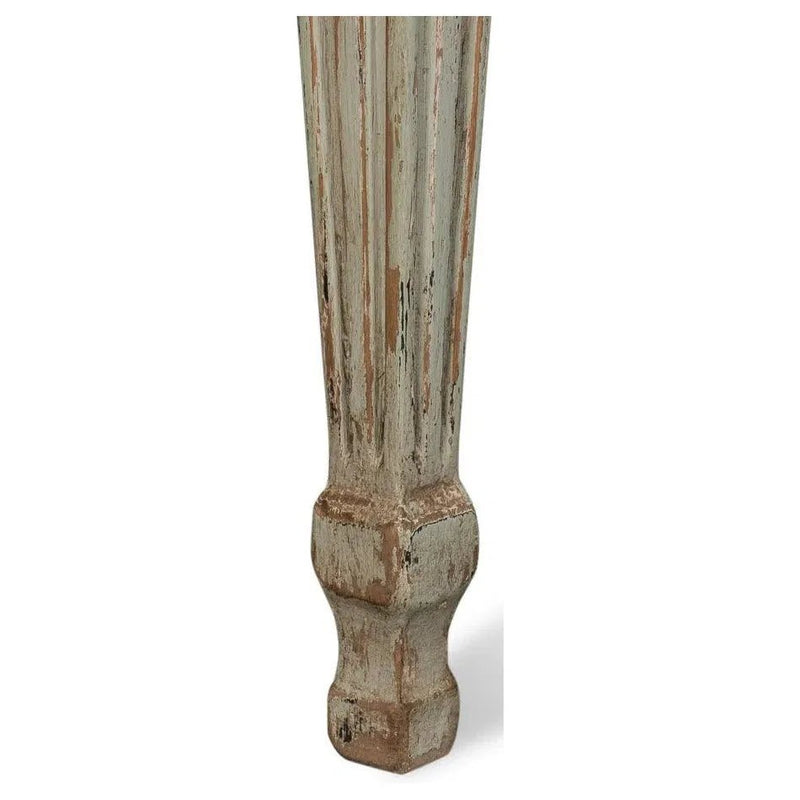 Elise Rectangle Dining Table Seats 6 Sage Natural - LOOMLAN - Sarreid - Dining Tables