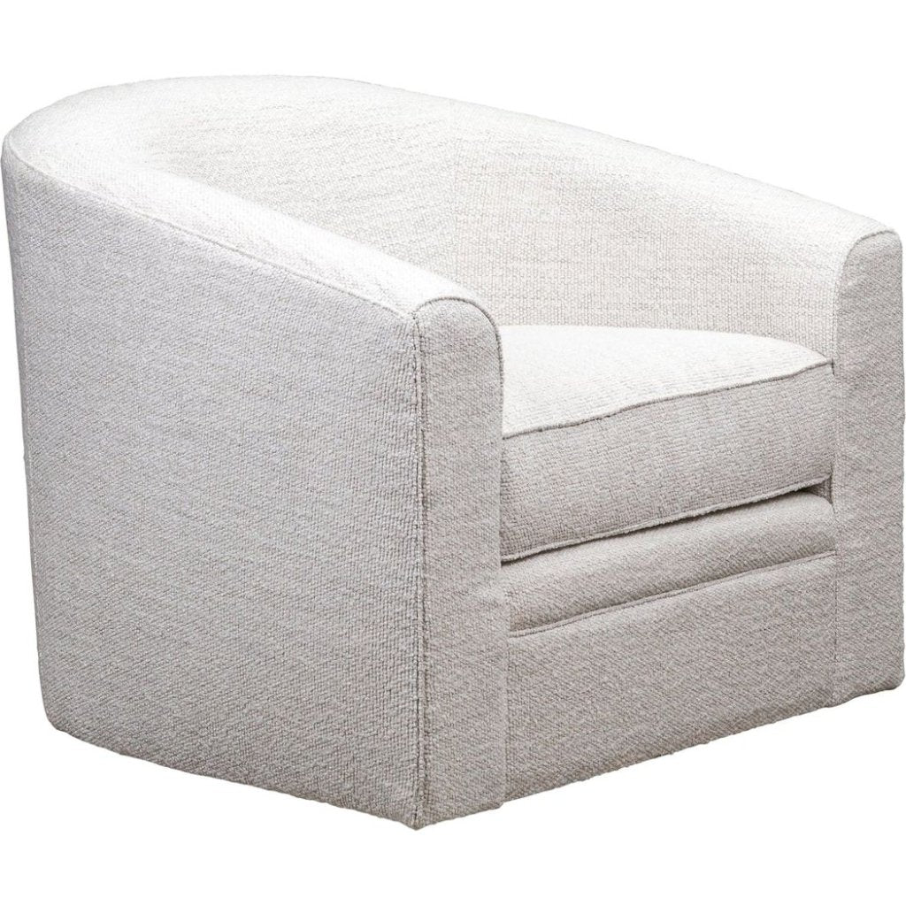 Elizabeth With Arms Swivel Chair - LOOMLAN - Olivia + Quinn - Club Chairs