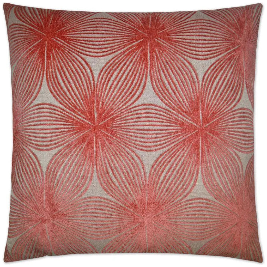 Ellery Coral Throw Pillow With Insert - LOOMLAN - D.V. Kap - Throw Pillows