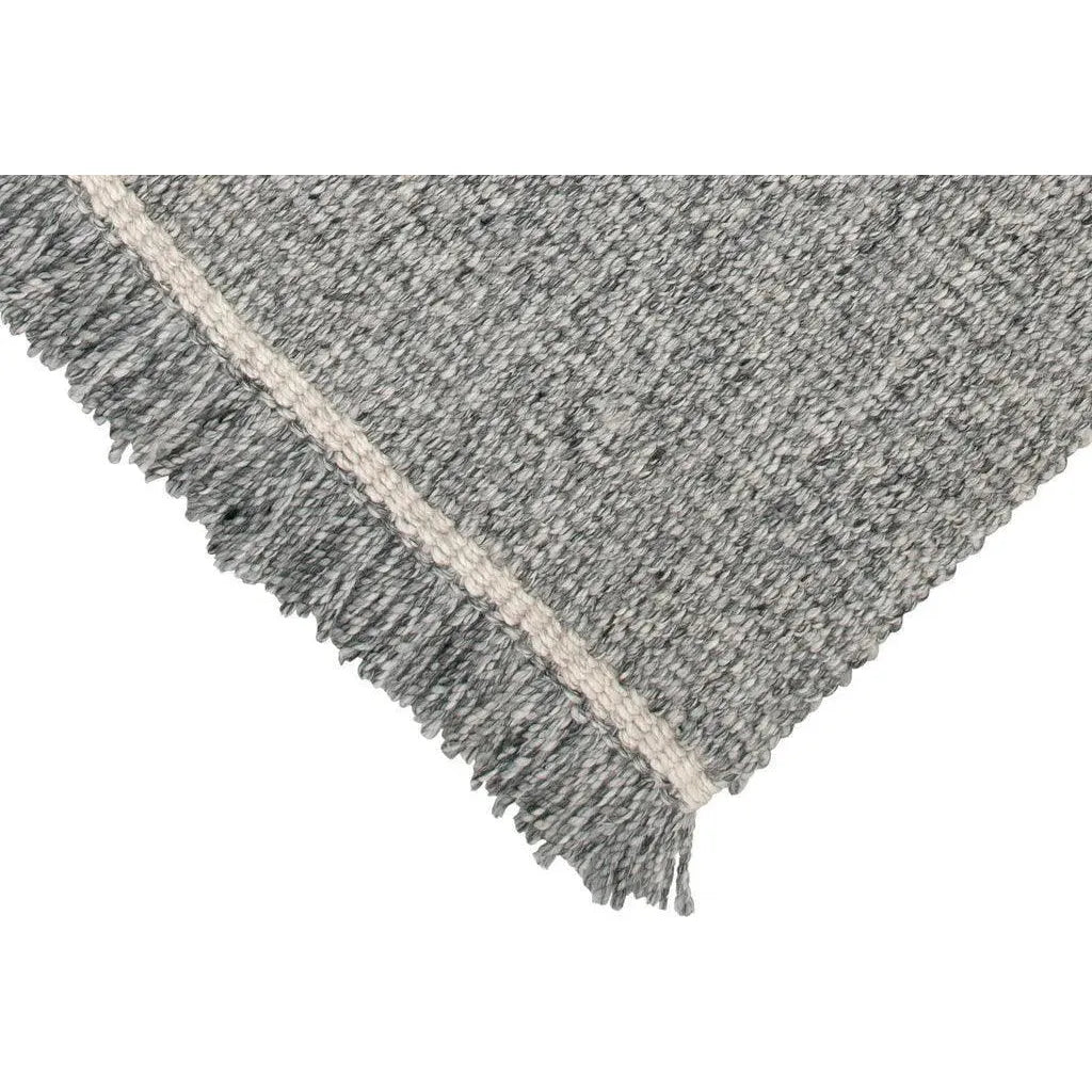 Elmo Grey Solid Reversible Wool Rug - LOOMLAN - Linie Design - Area Rugs