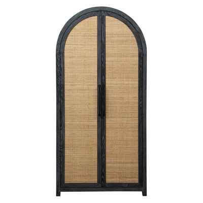 Eloise Unique Designed Wooden Black Cabinet - LOOMLAN - Furniture Classics - Accent Cabinets