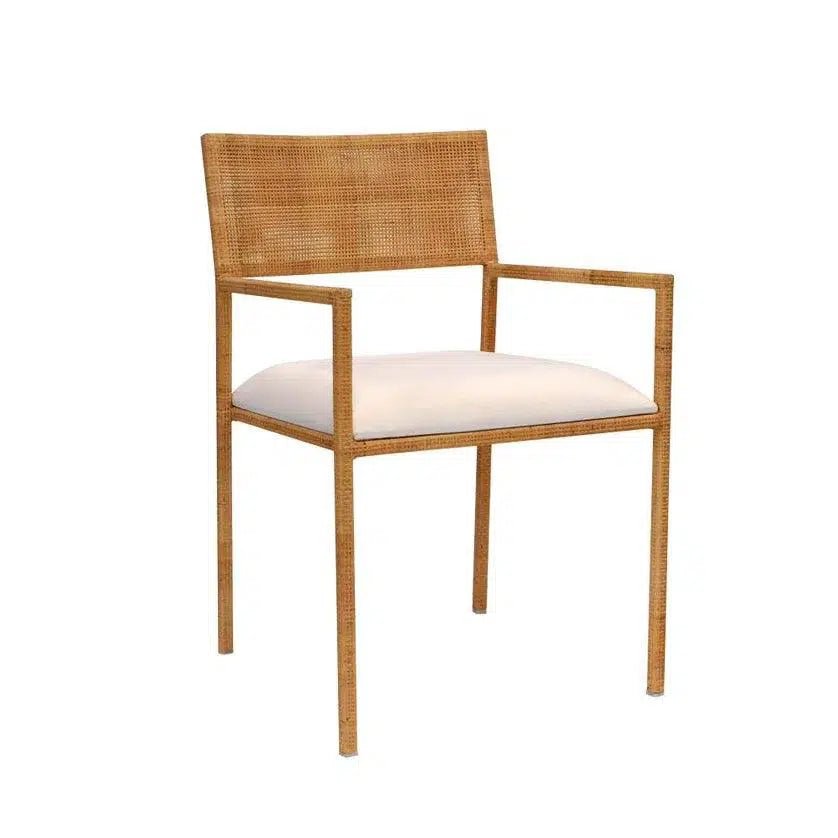 Elroy Dining Chair White Wash - LOOMLAN - Artesia - Dining Chairs