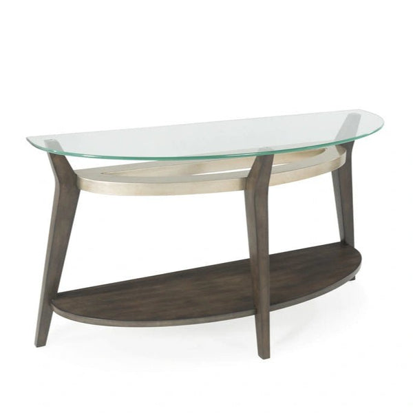 Elston Demilume Glass Top Console Table - LOOMLAN - Bassett Mirror - Console Tables