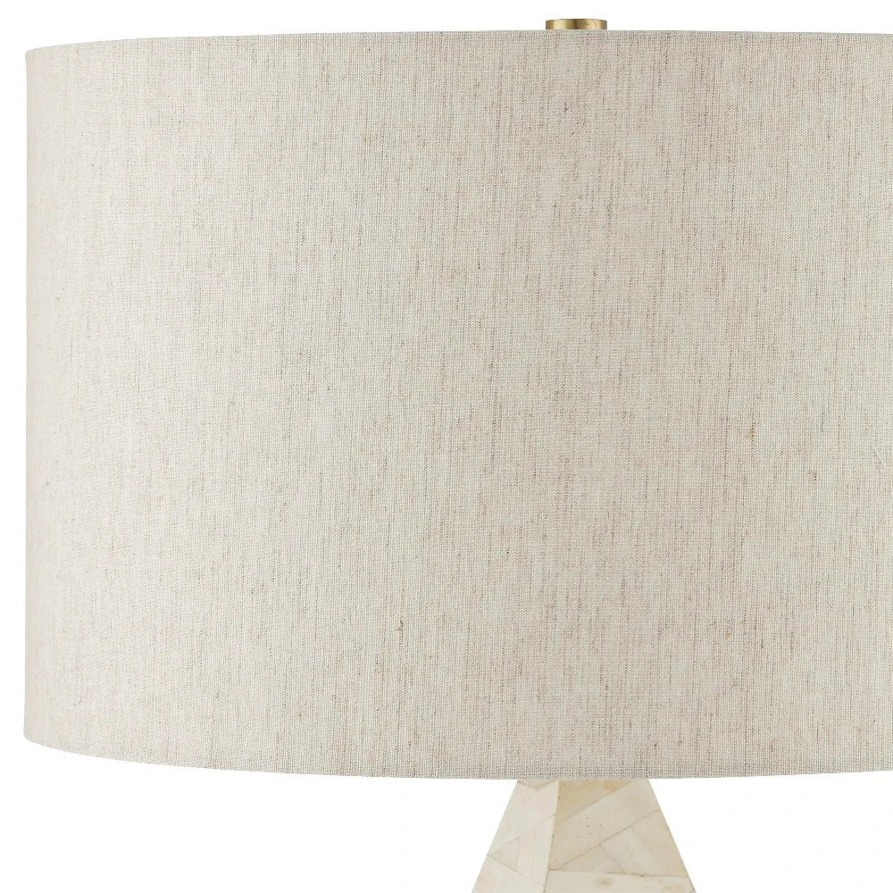 Elysium White Table Lamp - LOOMLAN - Currey & Co - Table Lamps