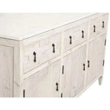 Emerie Media Sideboard White Pine White Quartz - LOOMLAN - Essentials For Living - Sideboards