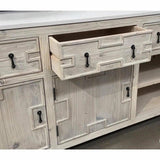 Emerie Media Sideboard White Pine White Quartz - LOOMLAN - Essentials For Living - Sideboards