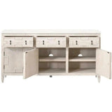 Emerie Media Sideboard White Pine White Quartz - LOOMLAN - Essentials For Living - Sideboards
