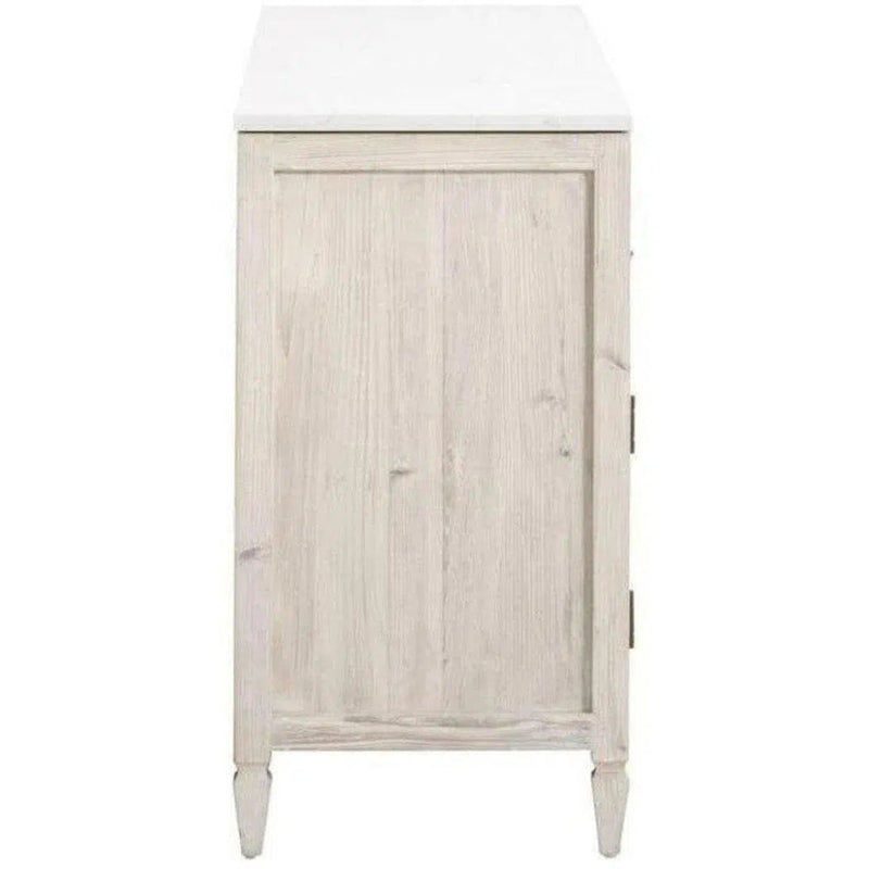 Emerie Media Sideboard White Pine White Quartz - LOOMLAN - Essentials For Living - Sideboards