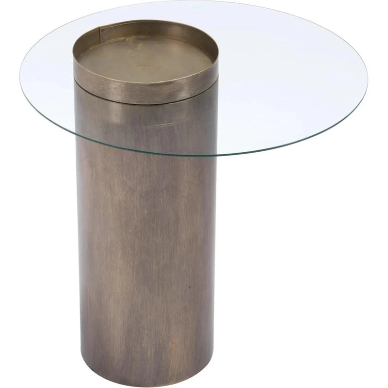 Emi End Table Antique Gold - LOOMLAN - Zuo Modern - Side Tables