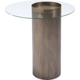 Emi End Table Antique Gold - LOOMLAN - Zuo Modern - Side Tables