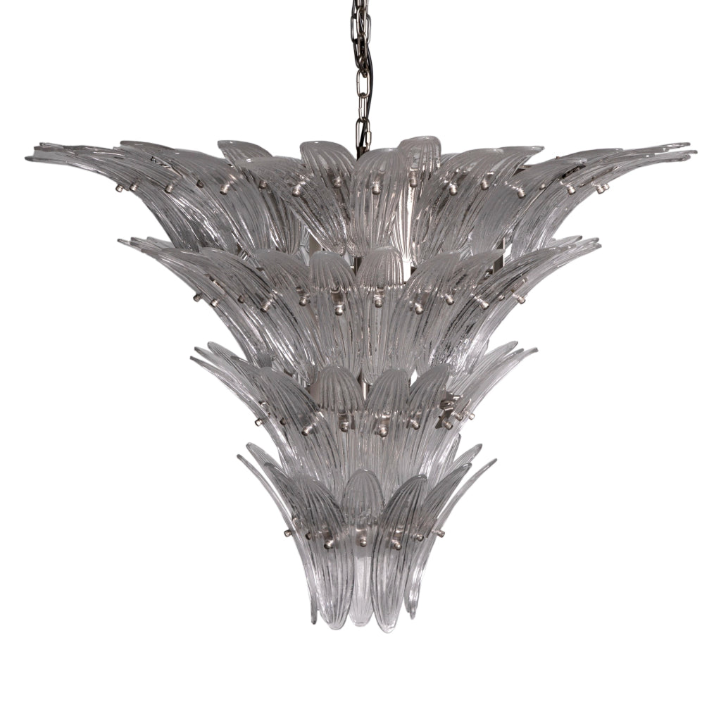 Emperor Industrial Steel Framed Glass Chandelier - LOOMLAN - Chandeliers